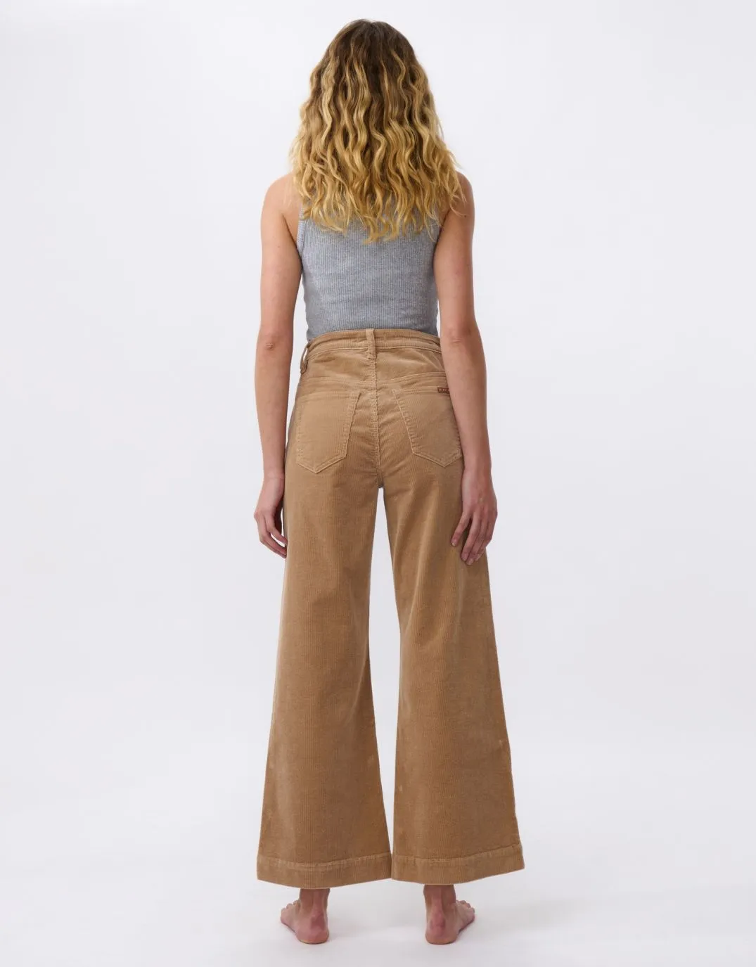 Freya Wide Leg Cords - Camel