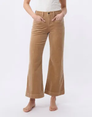 Freya Wide Leg Cords - Camel