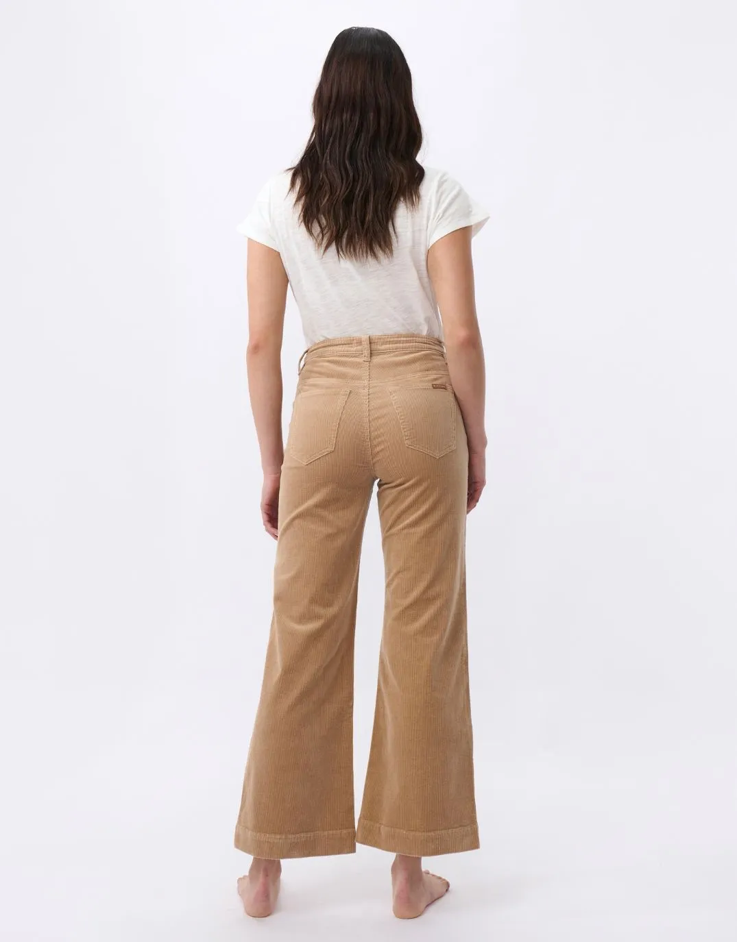 Freya Wide Leg Cords - Camel