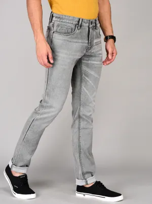 Grey Straight Fit Jeans | JadeBlue