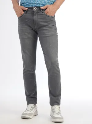 Grey Washed Slim Fit Jeans | JadeBlue