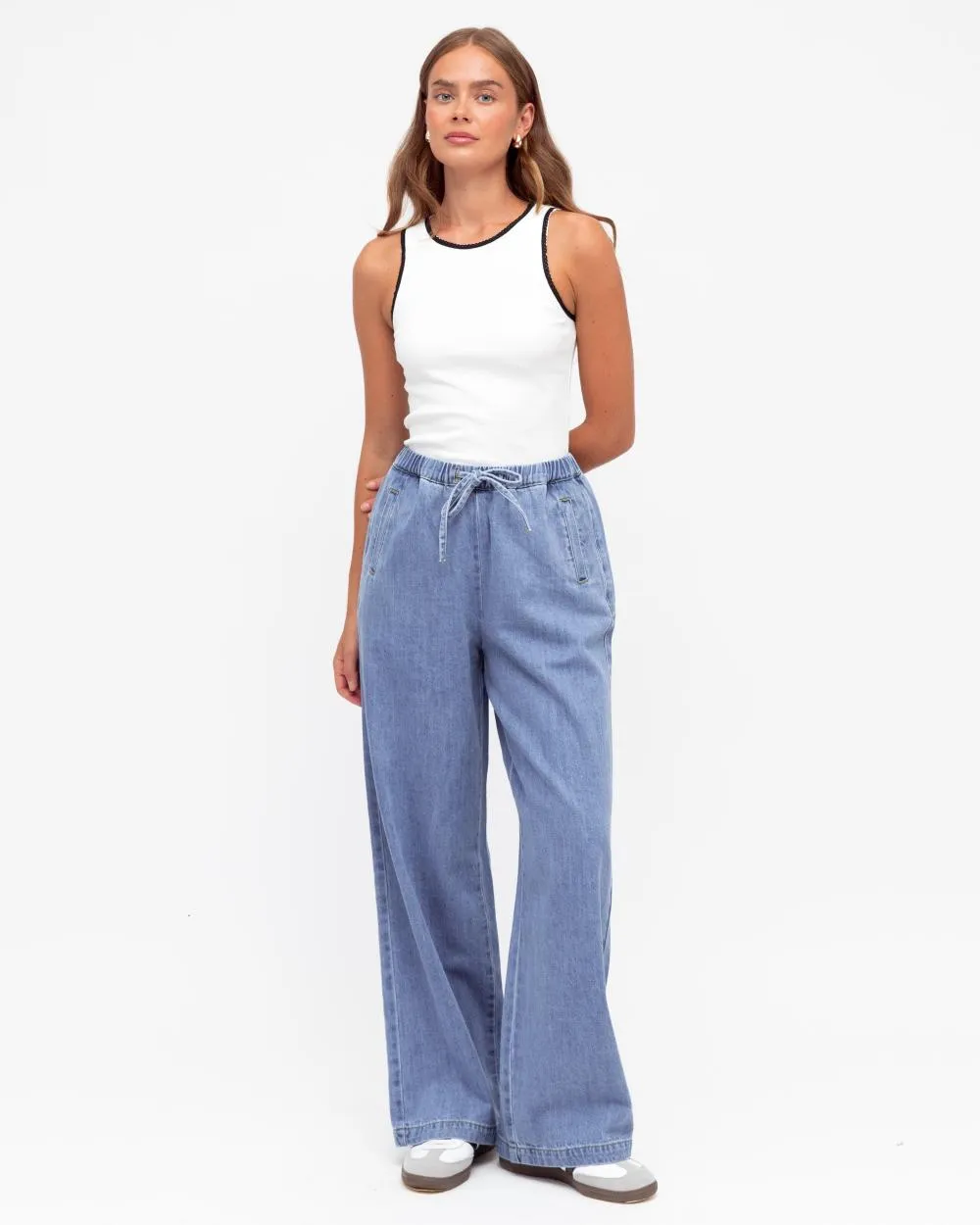 Hadley Denim Pants - Blue