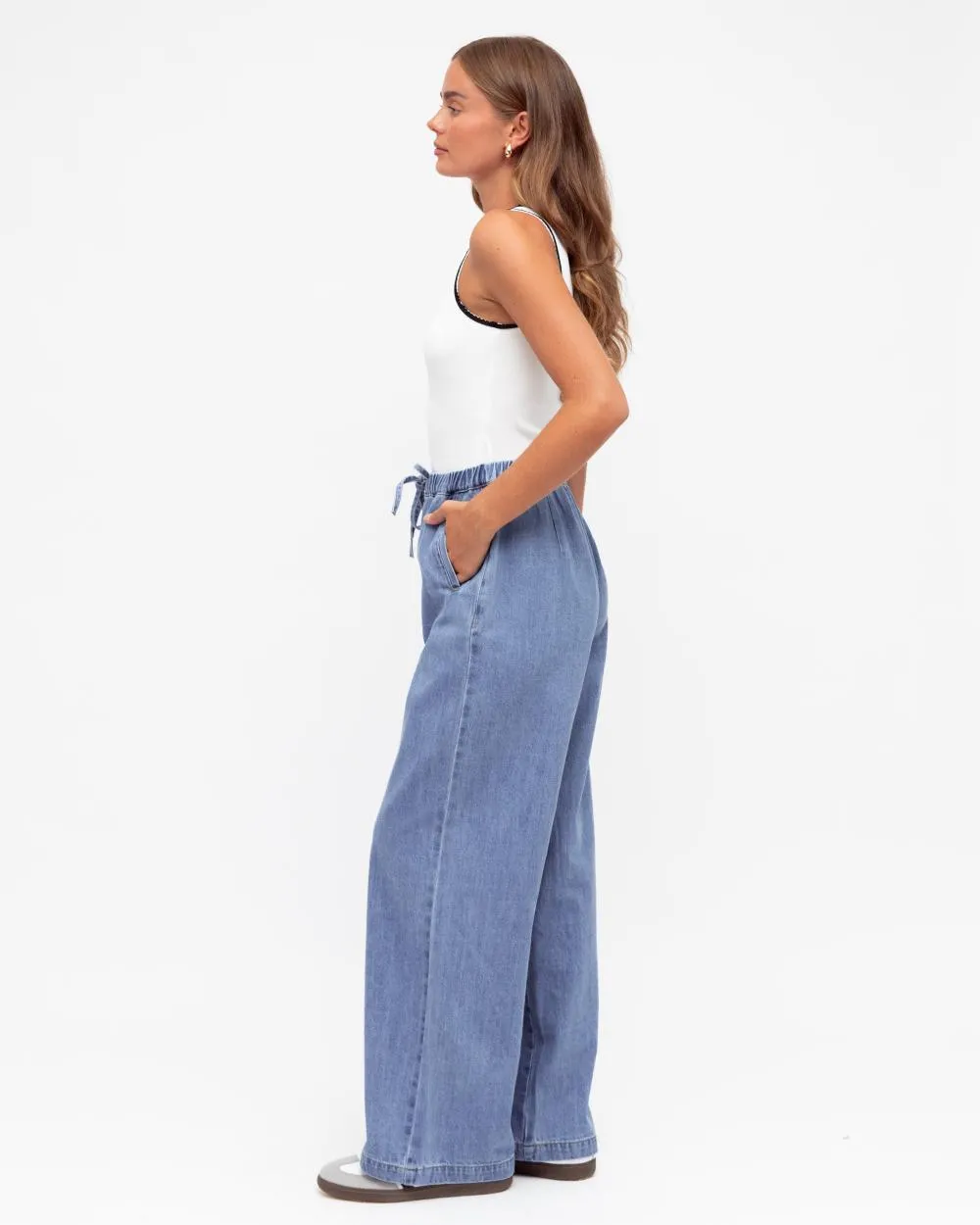 Hadley Denim Pants - Blue