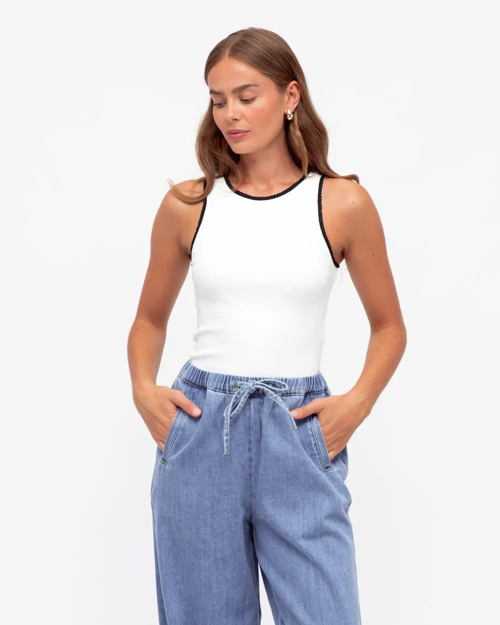 Hadley Denim Pants - Blue