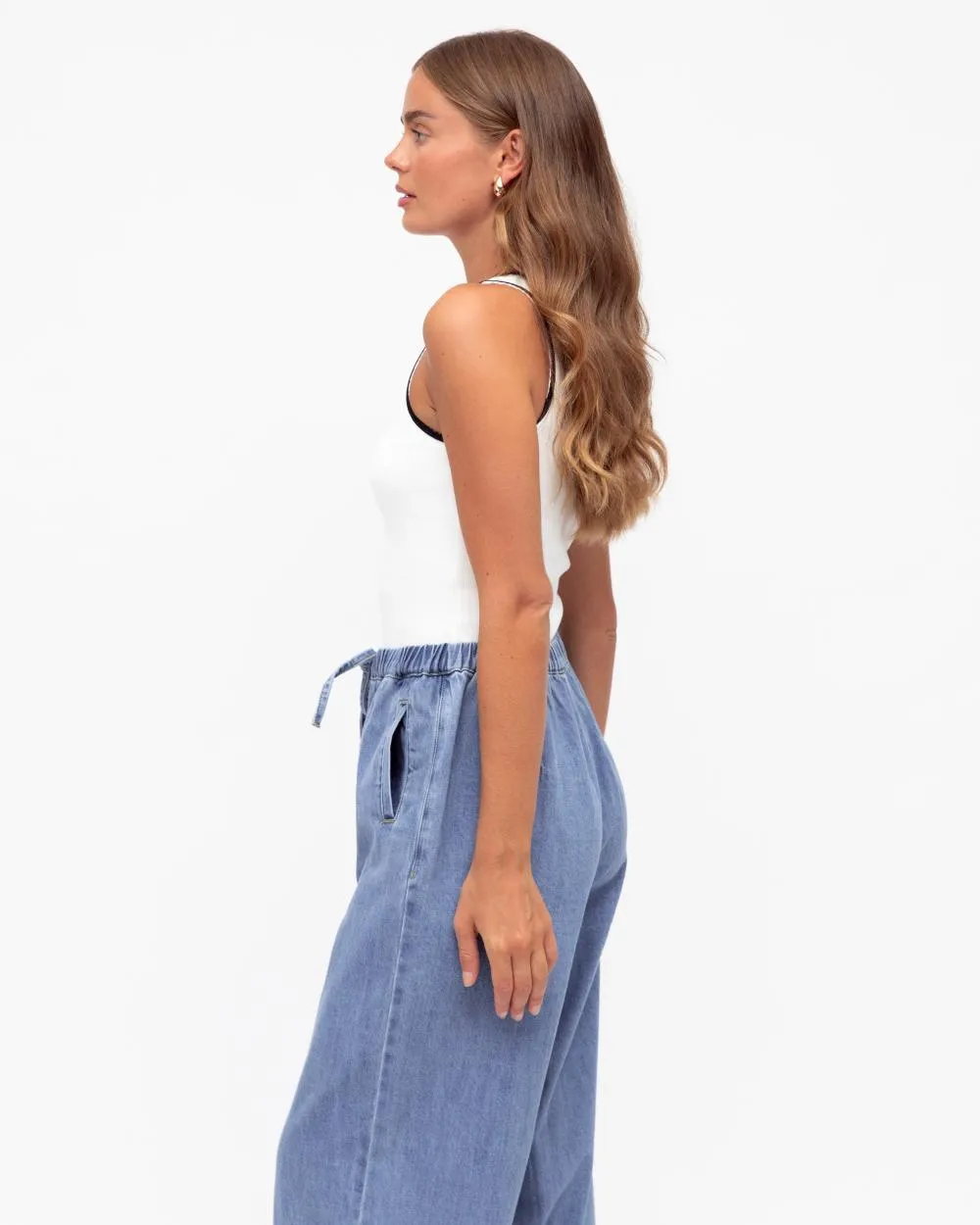 Hadley Denim Pants - Blue