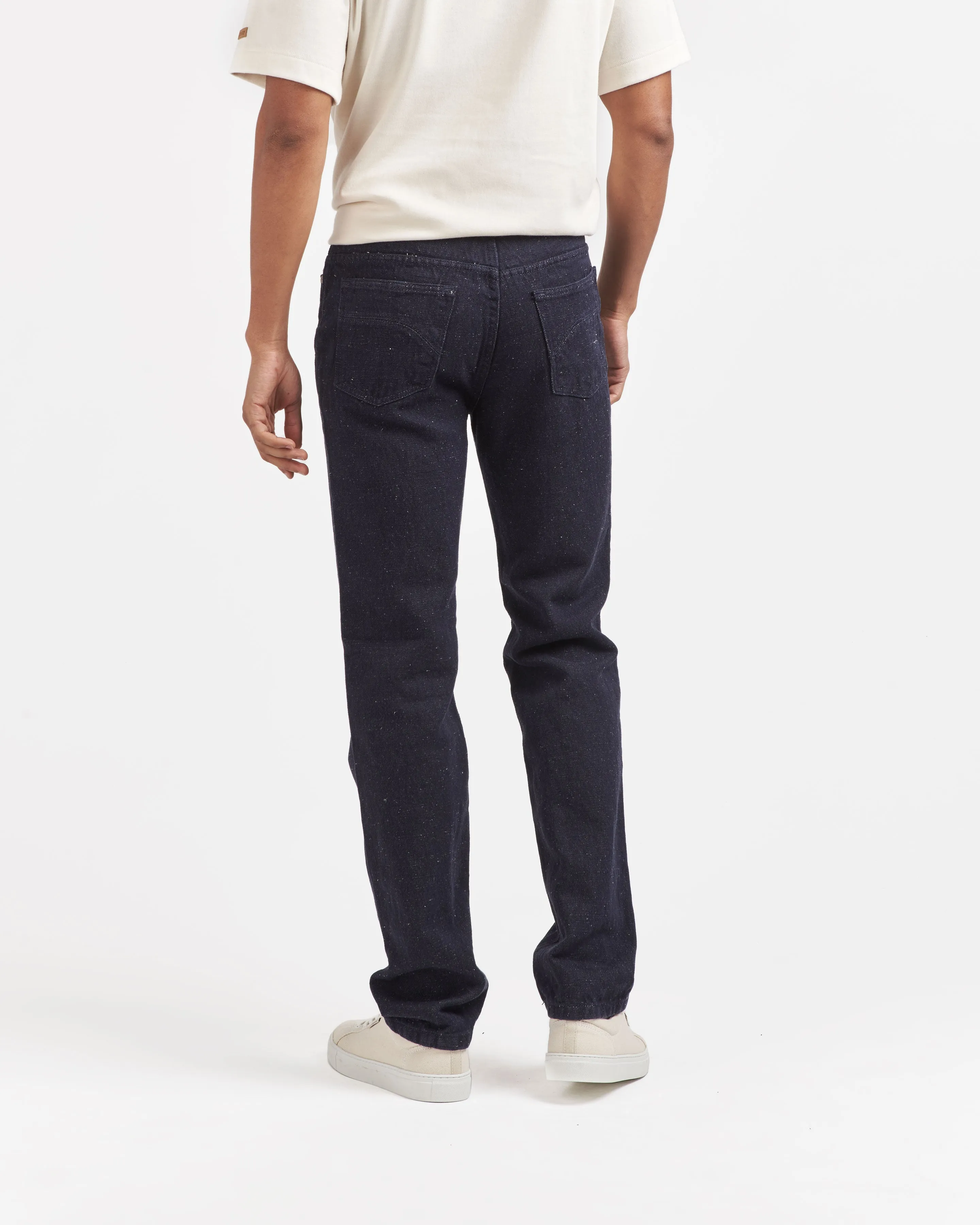 Hemp high waisted straight jeans