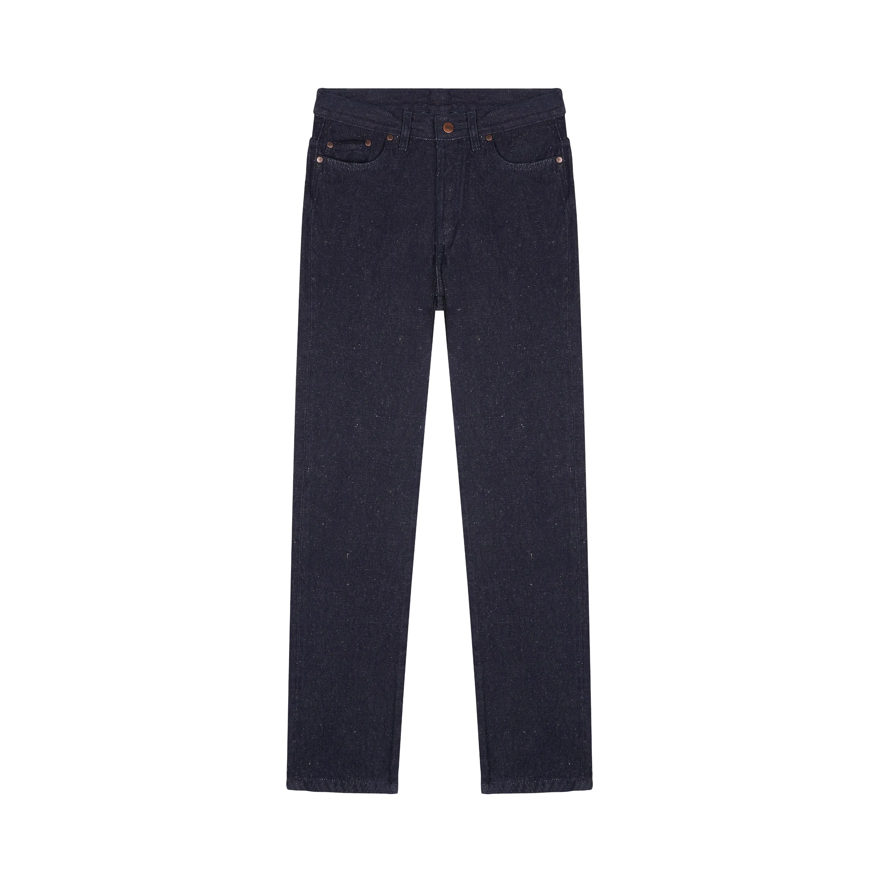 Hemp high waisted straight jeans