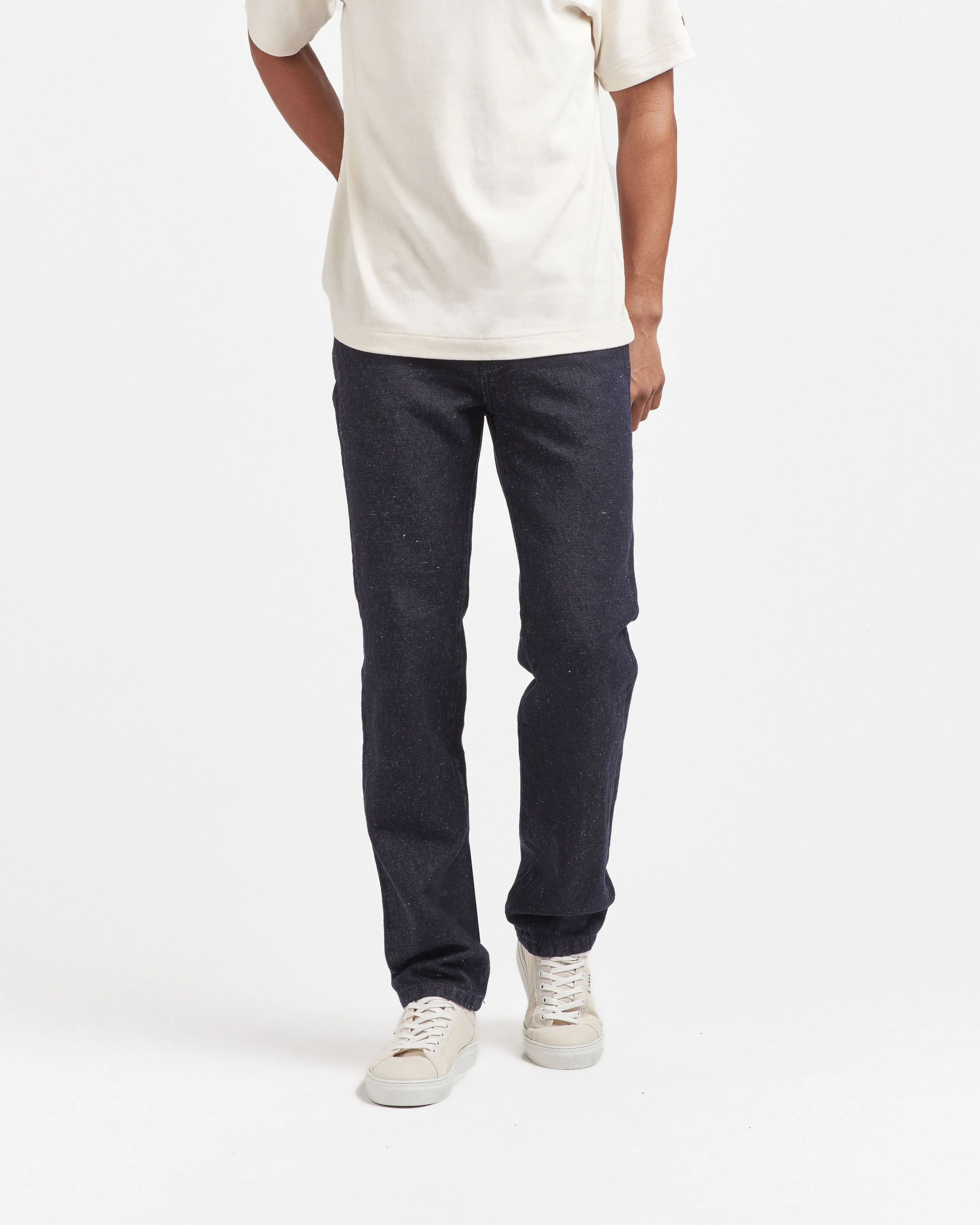 Hemp high waisted straight jeans
