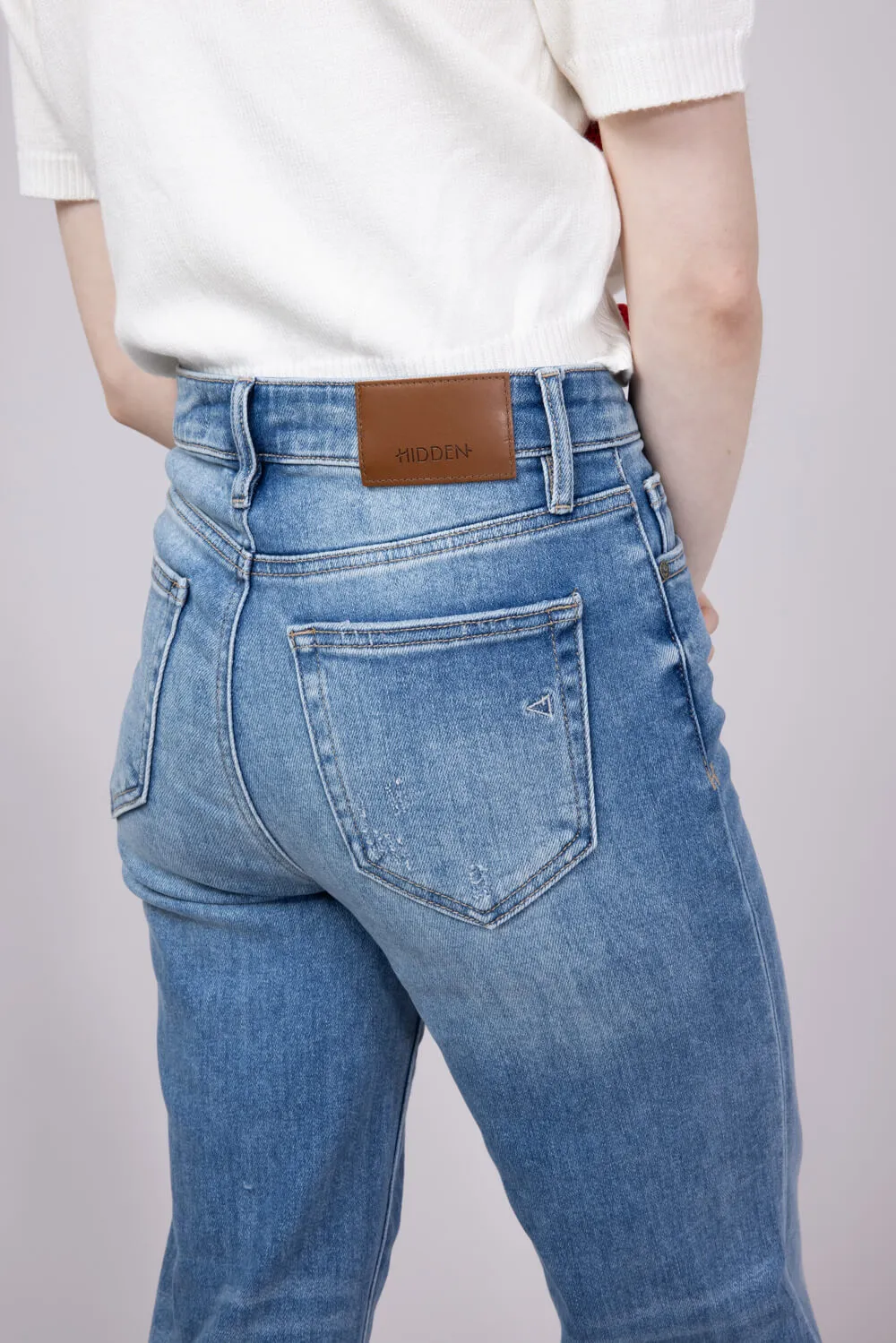 Hidden Tracey High Rise Straight Leg Jeans for Women | HD1555ST-VT