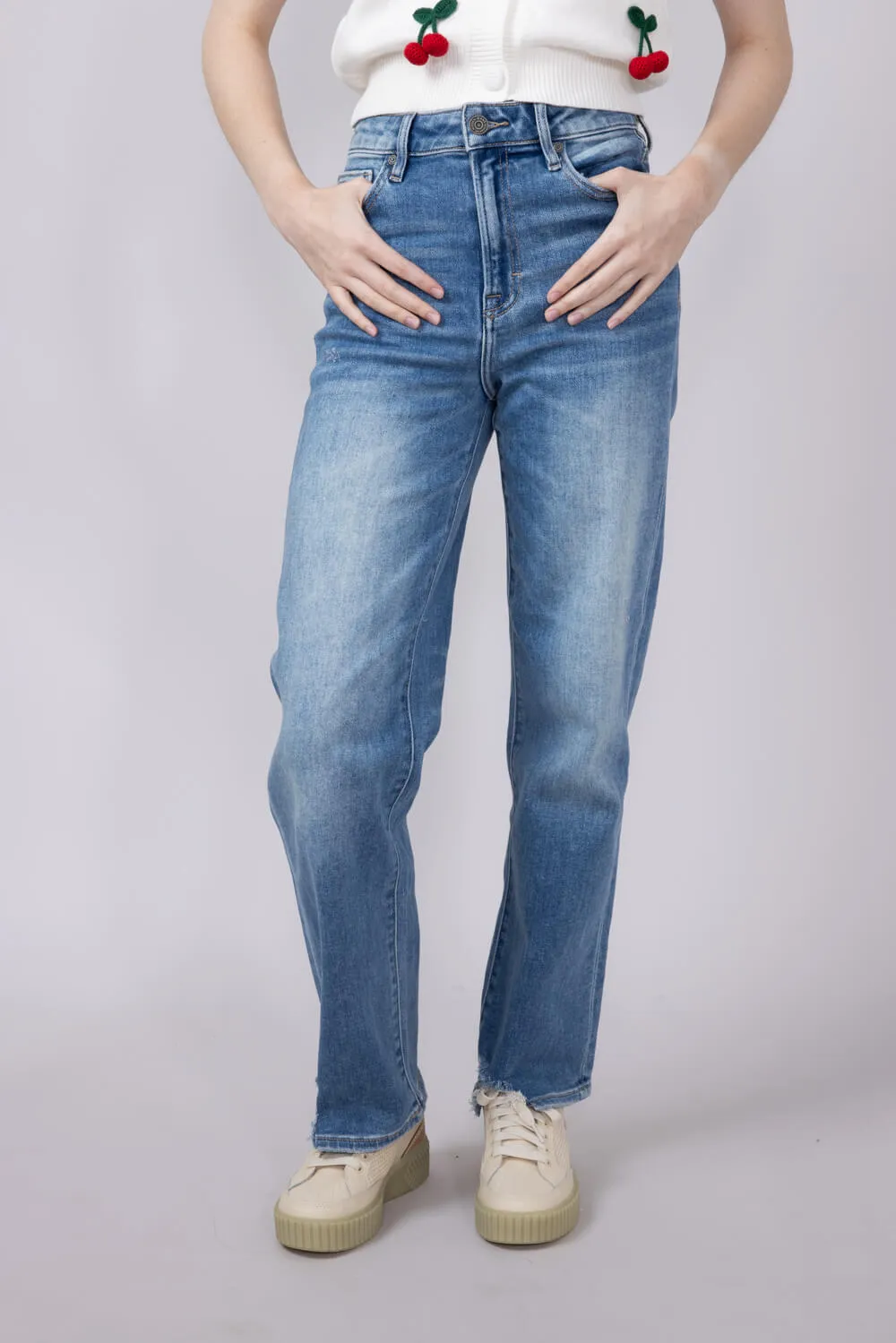 Hidden Tracey High Rise Straight Leg Jeans for Women | HD1555ST-VT
