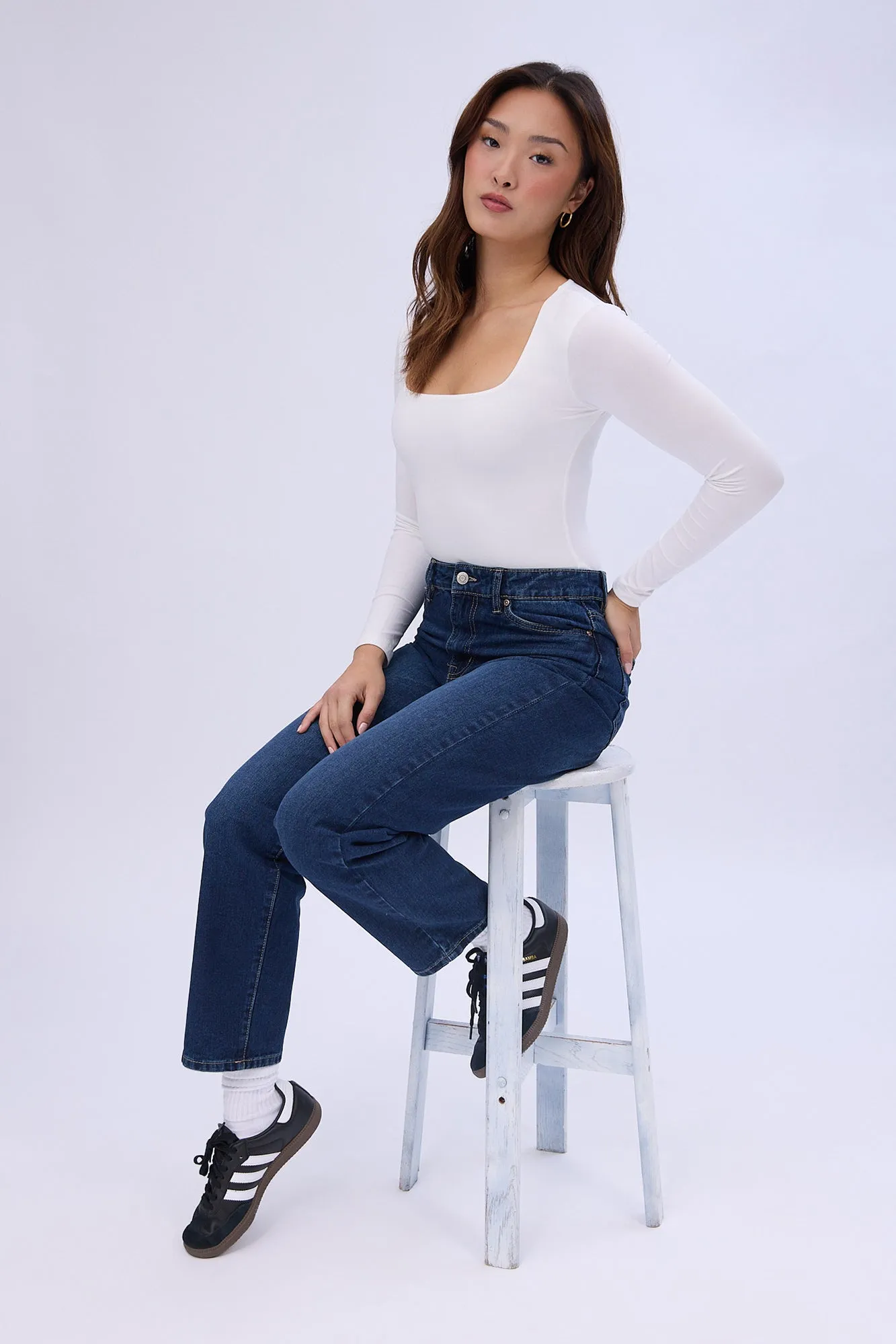High Rise Baggy Jeans