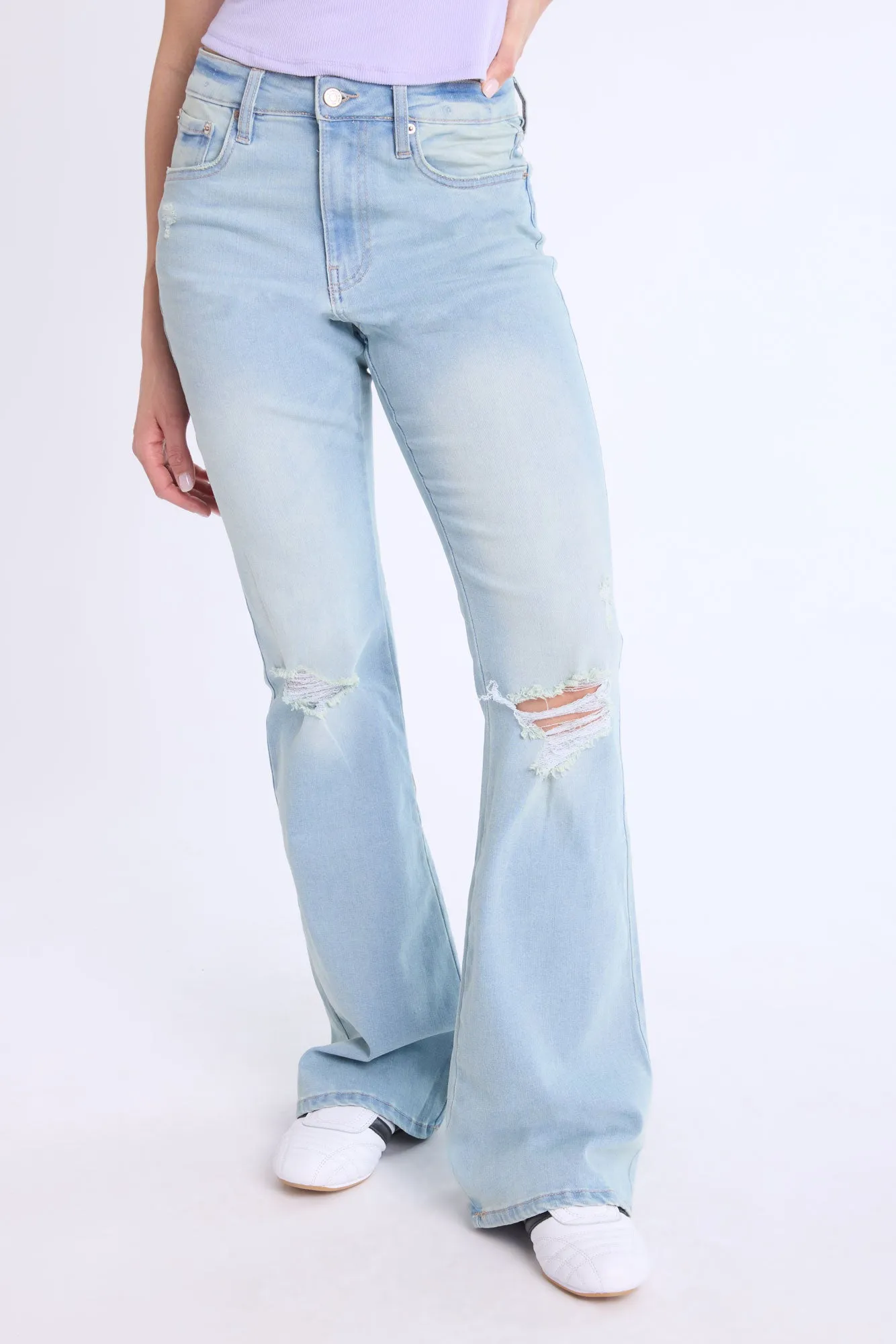 High Rise Flare Jeans