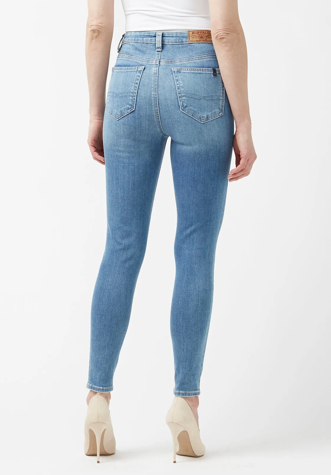 High Rise Skinny Skylar Women's Jeans, Light Vintage Blue - BL15659