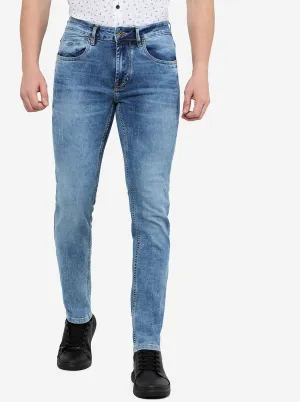 Ice Blue Washed Slim Fit Jeans | JadeBlue