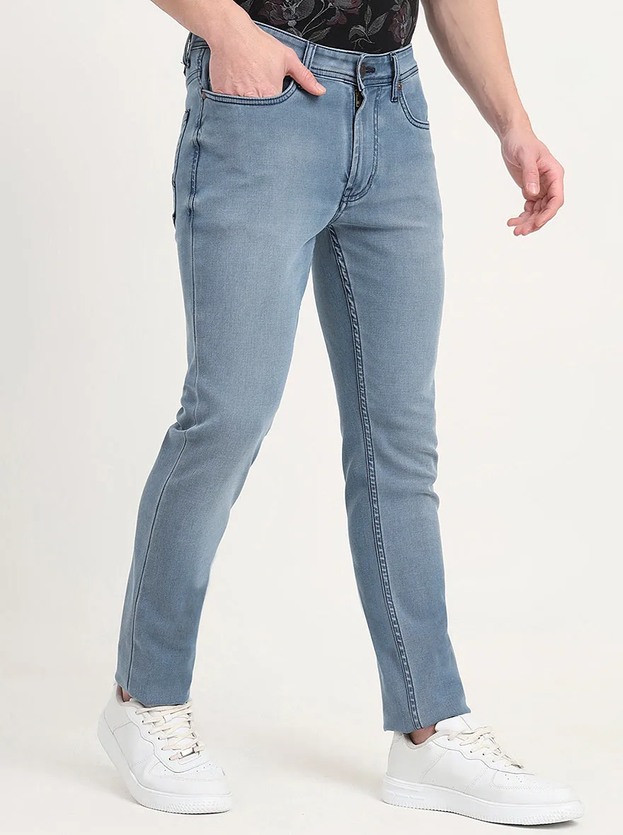 Ice Blue Washed Slim Fit Jeans | JadeBlue