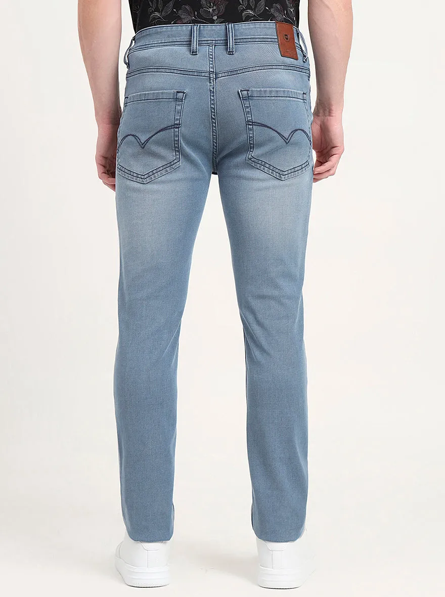 Ice Blue Washed Slim Fit Jeans | JadeBlue