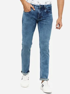 Ice Blue Washed Slim Fit Jeans | JadeBlue