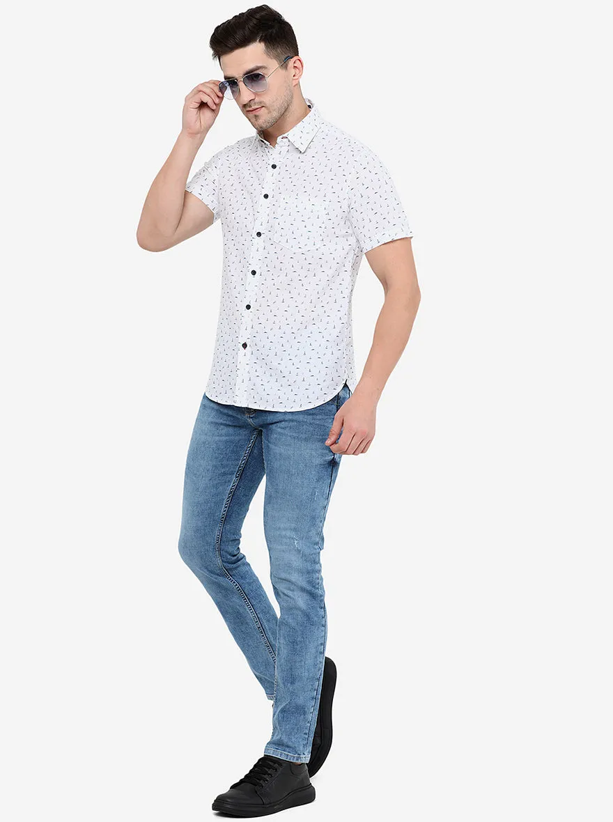 Ice Blue Washed Slim Fit Jeans | JadeBlue