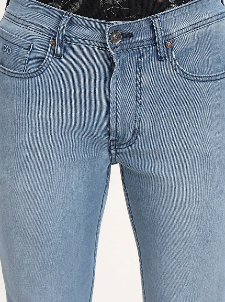 Ice Blue Washed Slim Fit Jeans | JadeBlue