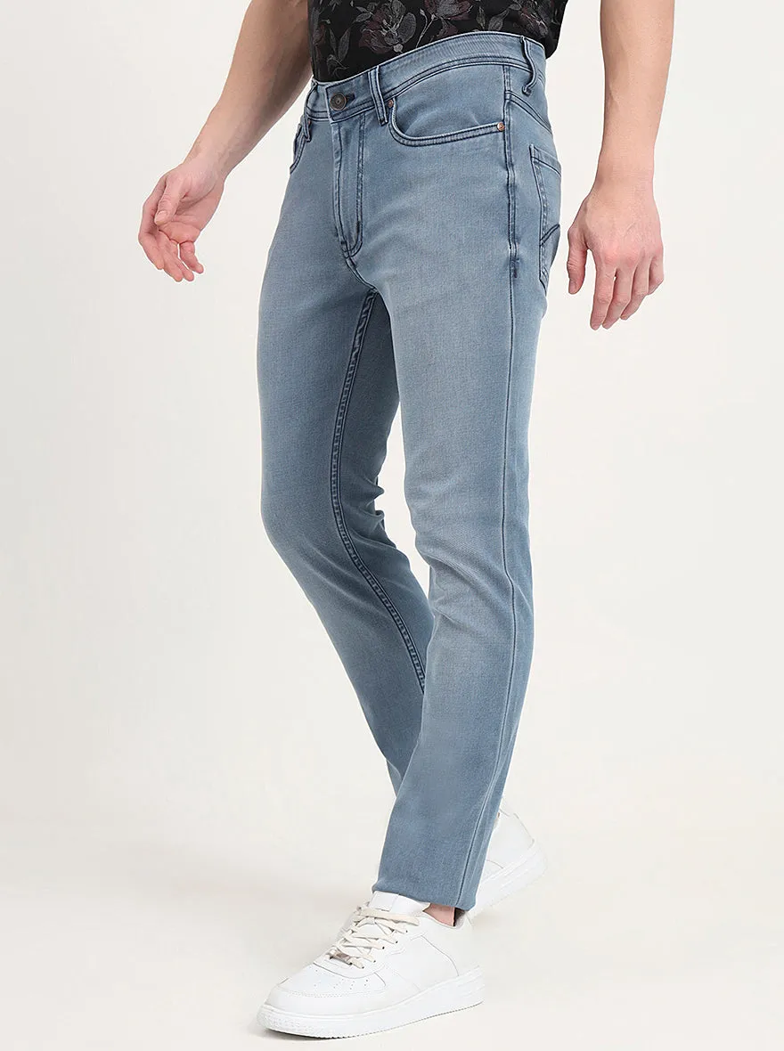 Ice Blue Washed Slim Fit Jeans | JadeBlue