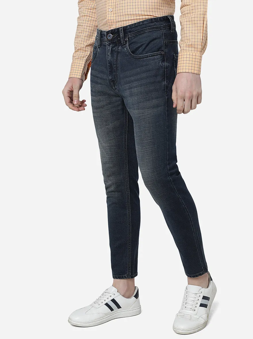 Indigo Blue Washed Slim Fit Jeans | JadeBlue