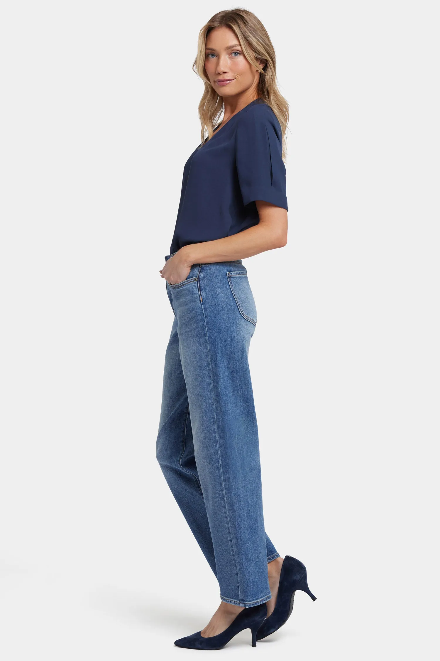 Jemma Barrel Jeans - Barcelona Breeze