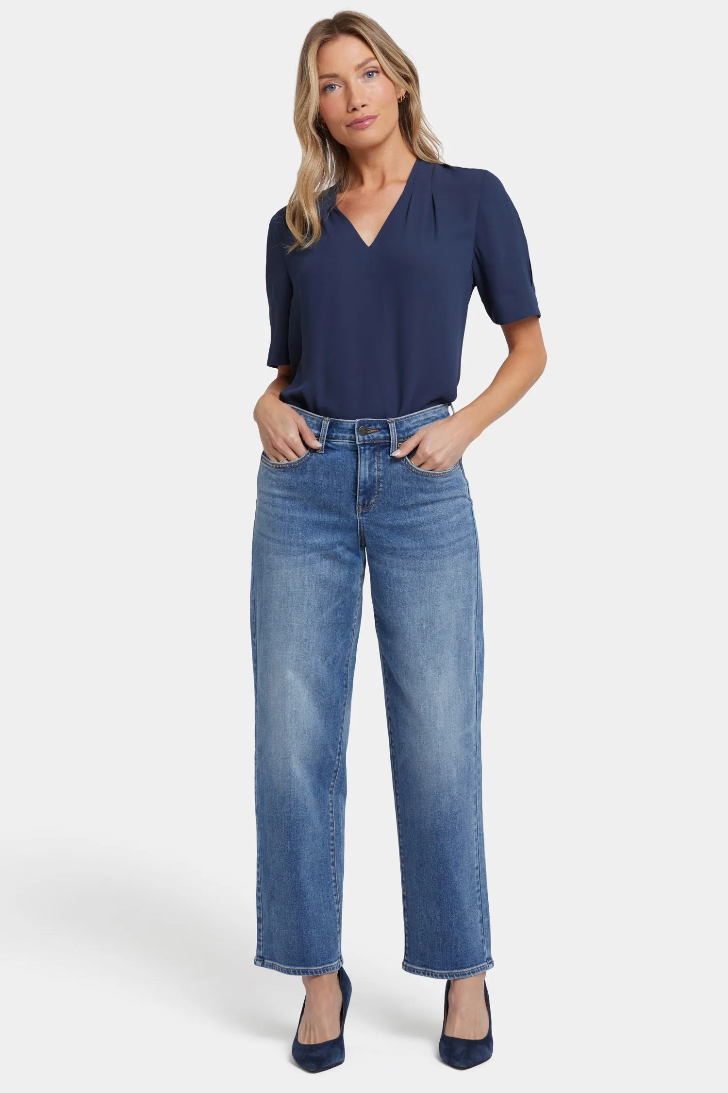 Jemma Barrel Jeans - Barcelona Breeze