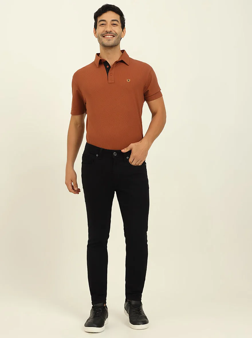 Jet Black Washed Rider Fit Jeans | JadeBlue