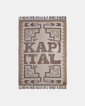 KAPITALSPEAKEASY Blanket Brown / Beige