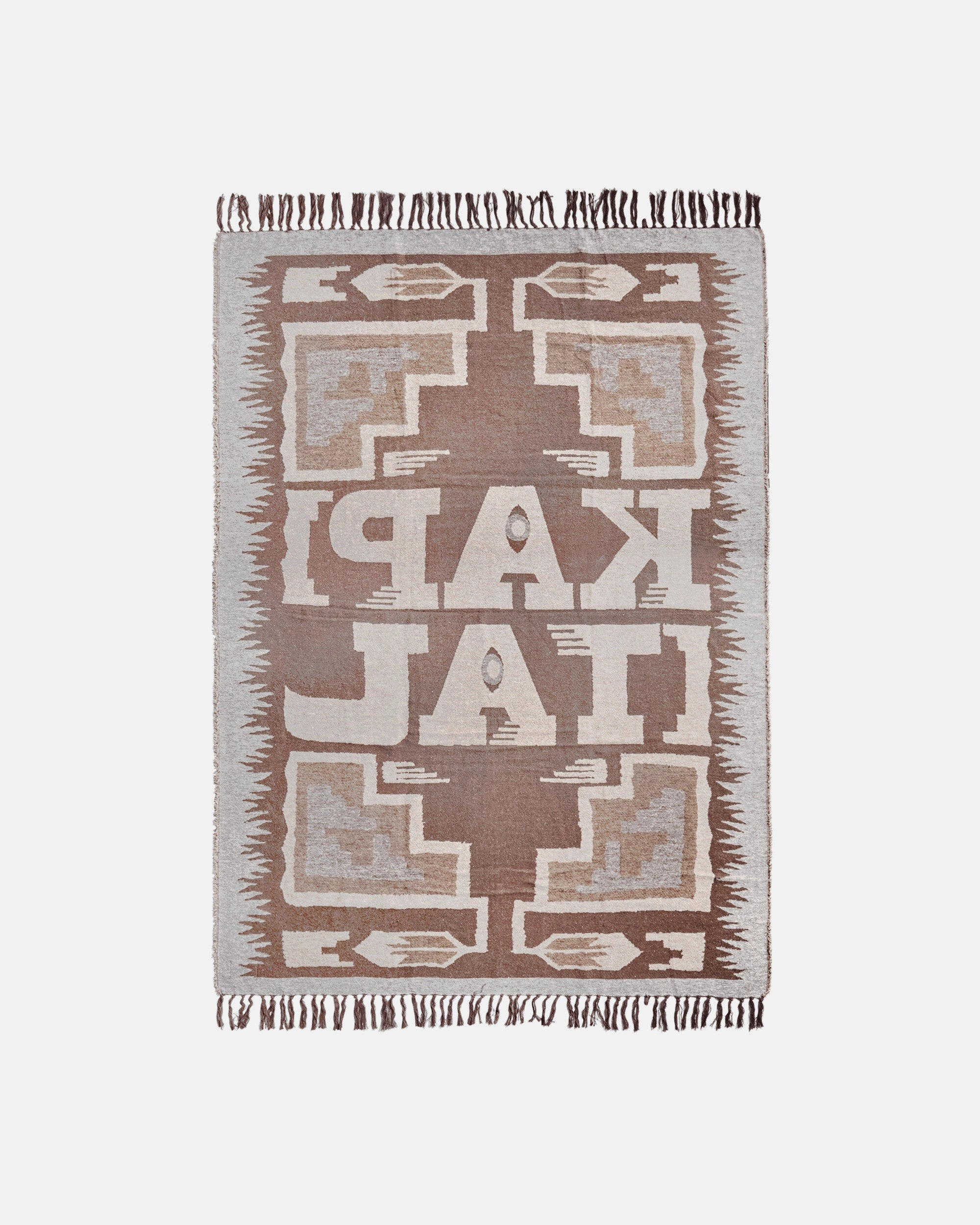 KAPITALSPEAKEASY Blanket Brown / Beige