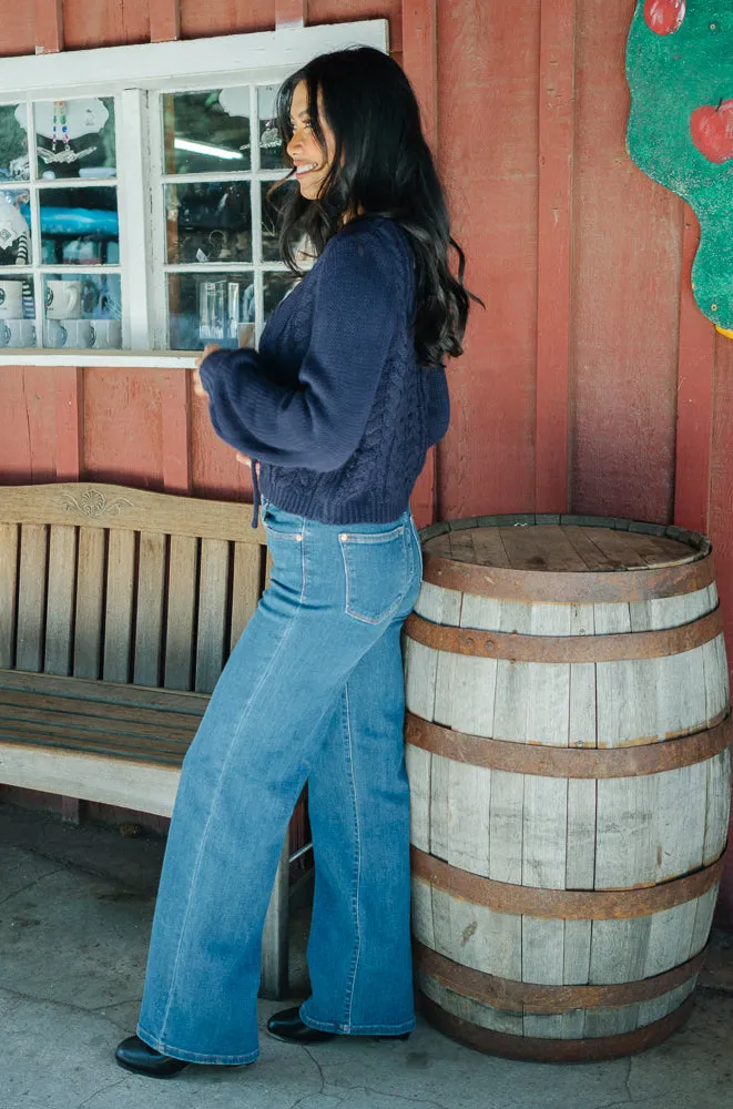 Katie High Rise Vintage Classic Wide Leg
