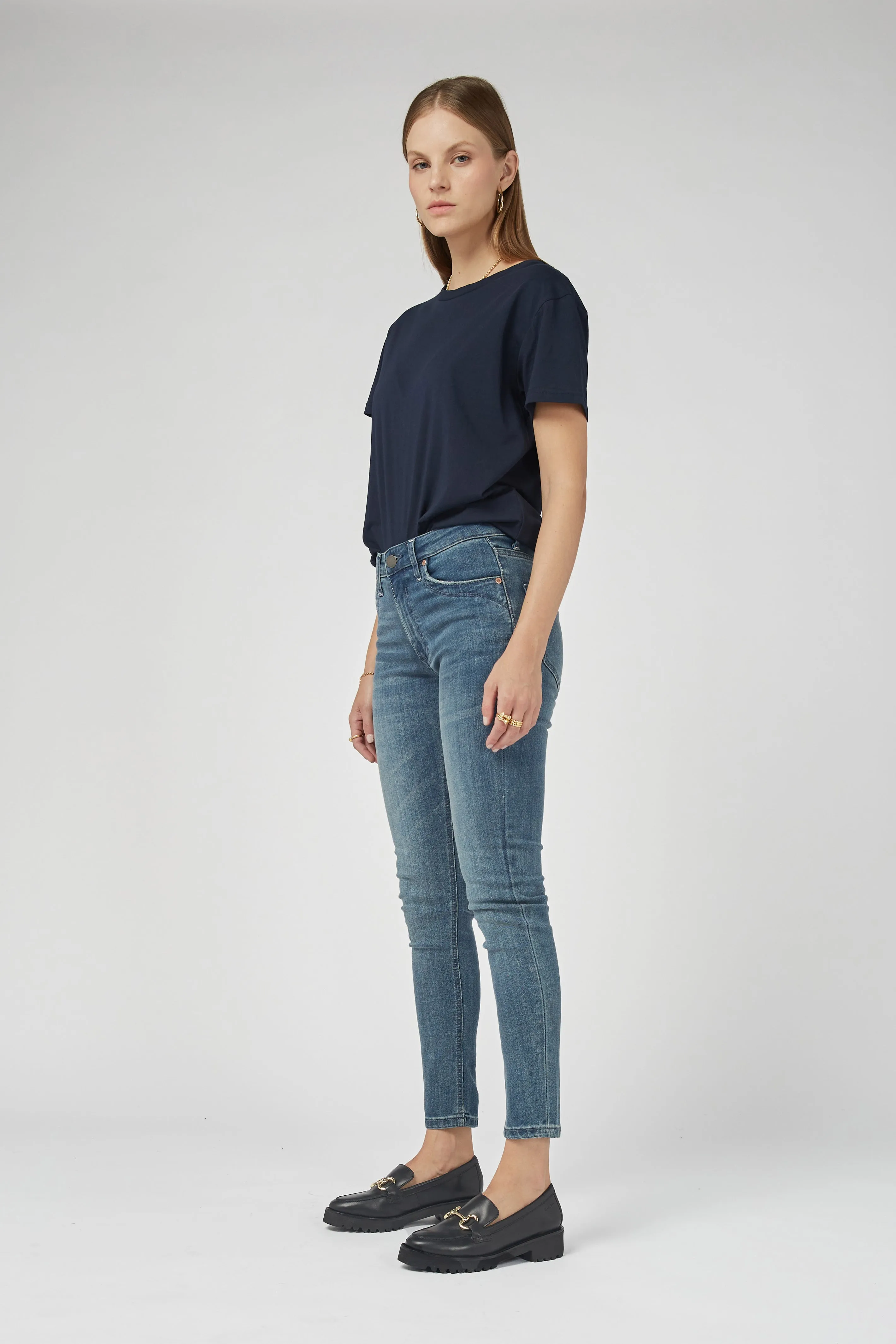 Lauren Mid Rise Classic Jeans
