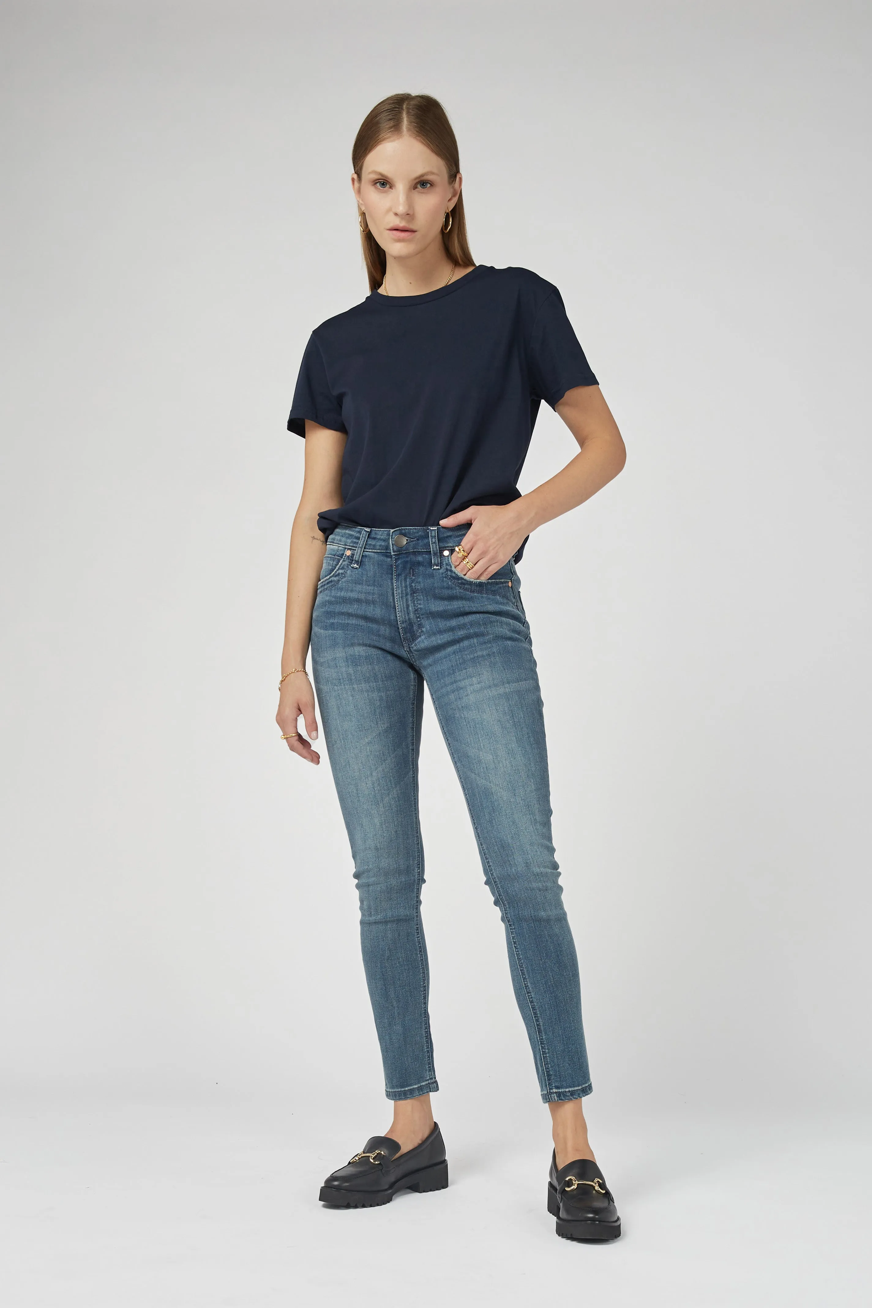 Lauren Mid Rise Classic Jeans