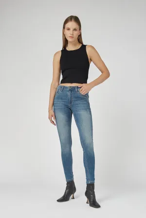 Lauren Mid Rise Insider Jeans