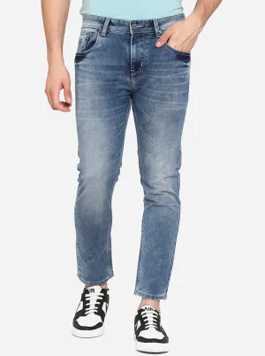 Light Blue Washed Slim Fit Jeans | JadeBlue
