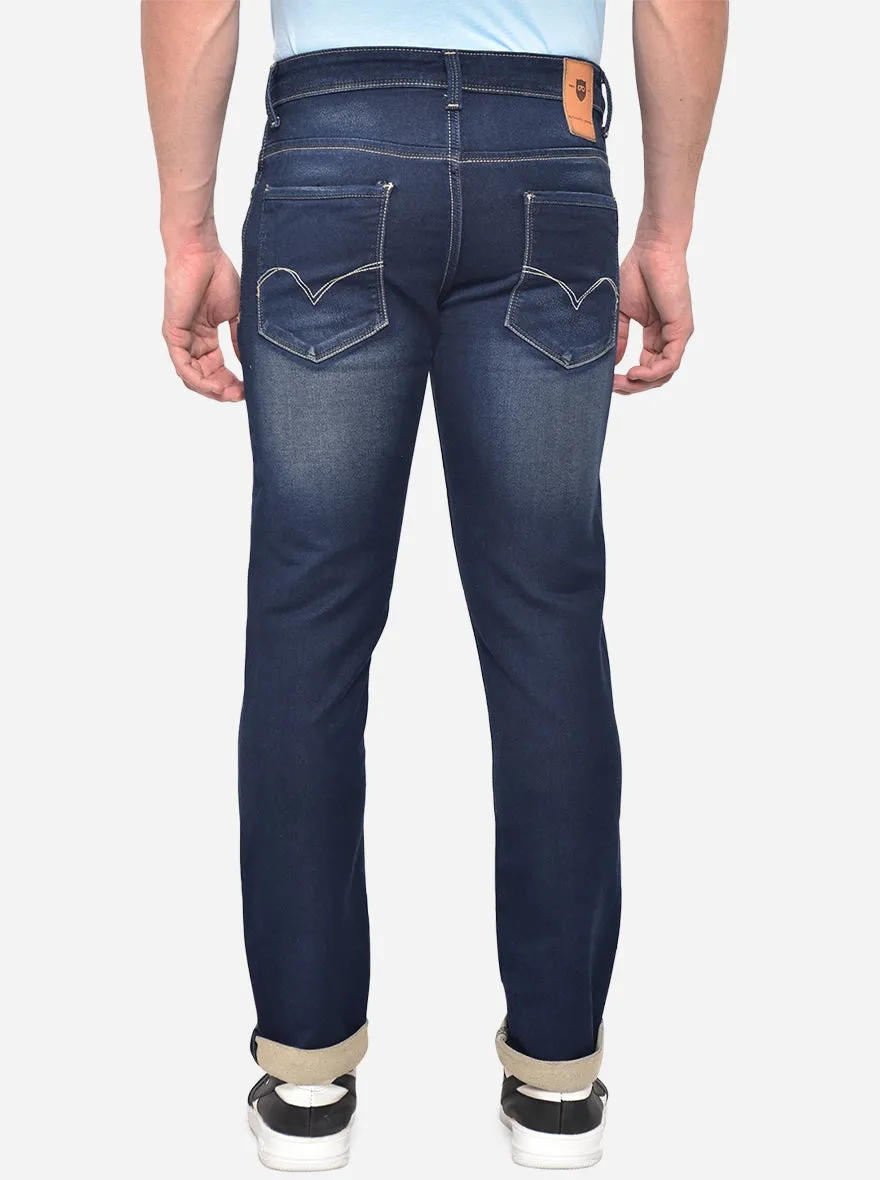 Light Blue Washed Slim Fit Jeans | JadeBlue