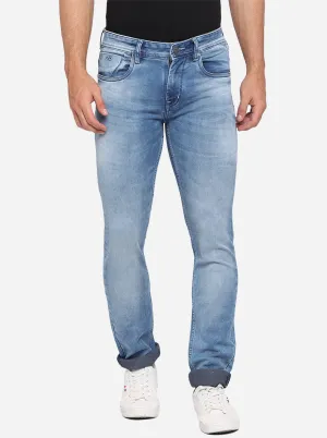 Light Blue Washed Slim Fit Jeans | JadeBlue