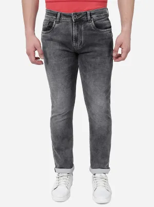 Light Grey Washed Slim Fit Jeans | JadeBlue