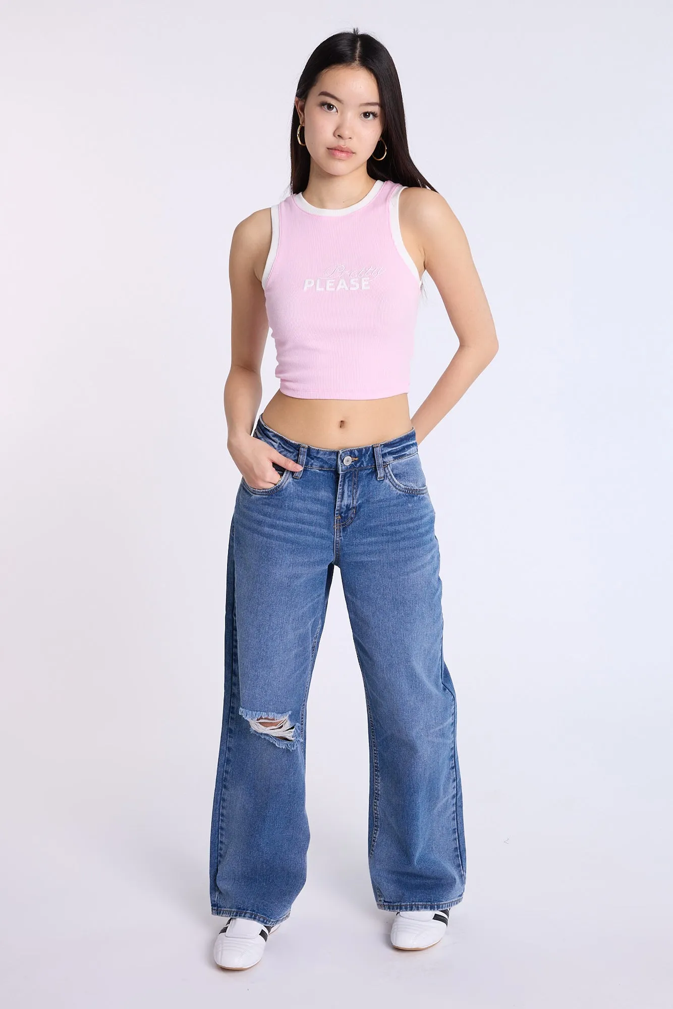Low Rise Baggy Jeans