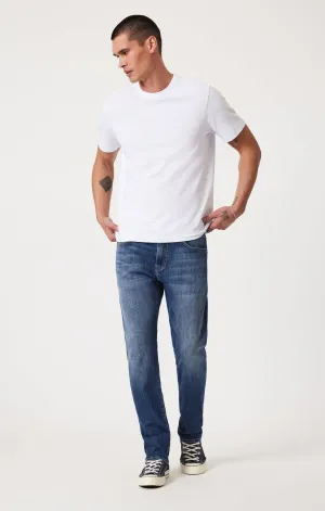 MARCUS SLIM STRAIGHT LEG IN DARK BRUSHED WILLIAMSBURG