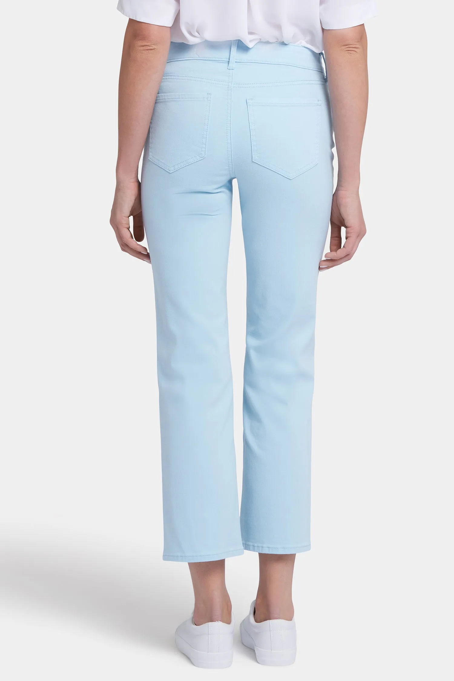Marilyn Straight Ankle Jeans In Petite - Aquatic
