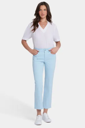 Marilyn Straight Ankle Jeans In Petite - Aquatic