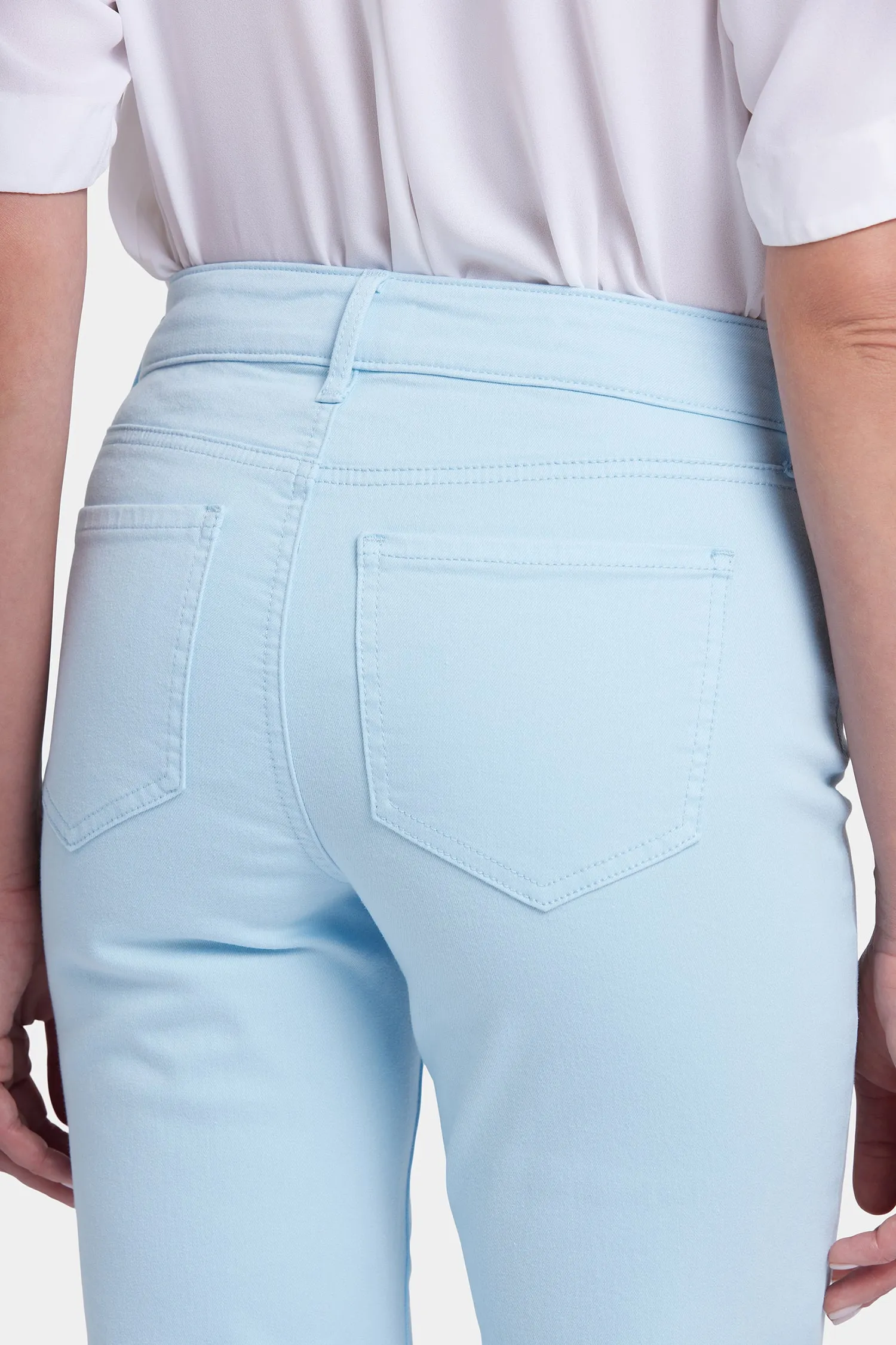 Marilyn Straight Ankle Jeans In Petite - Aquatic