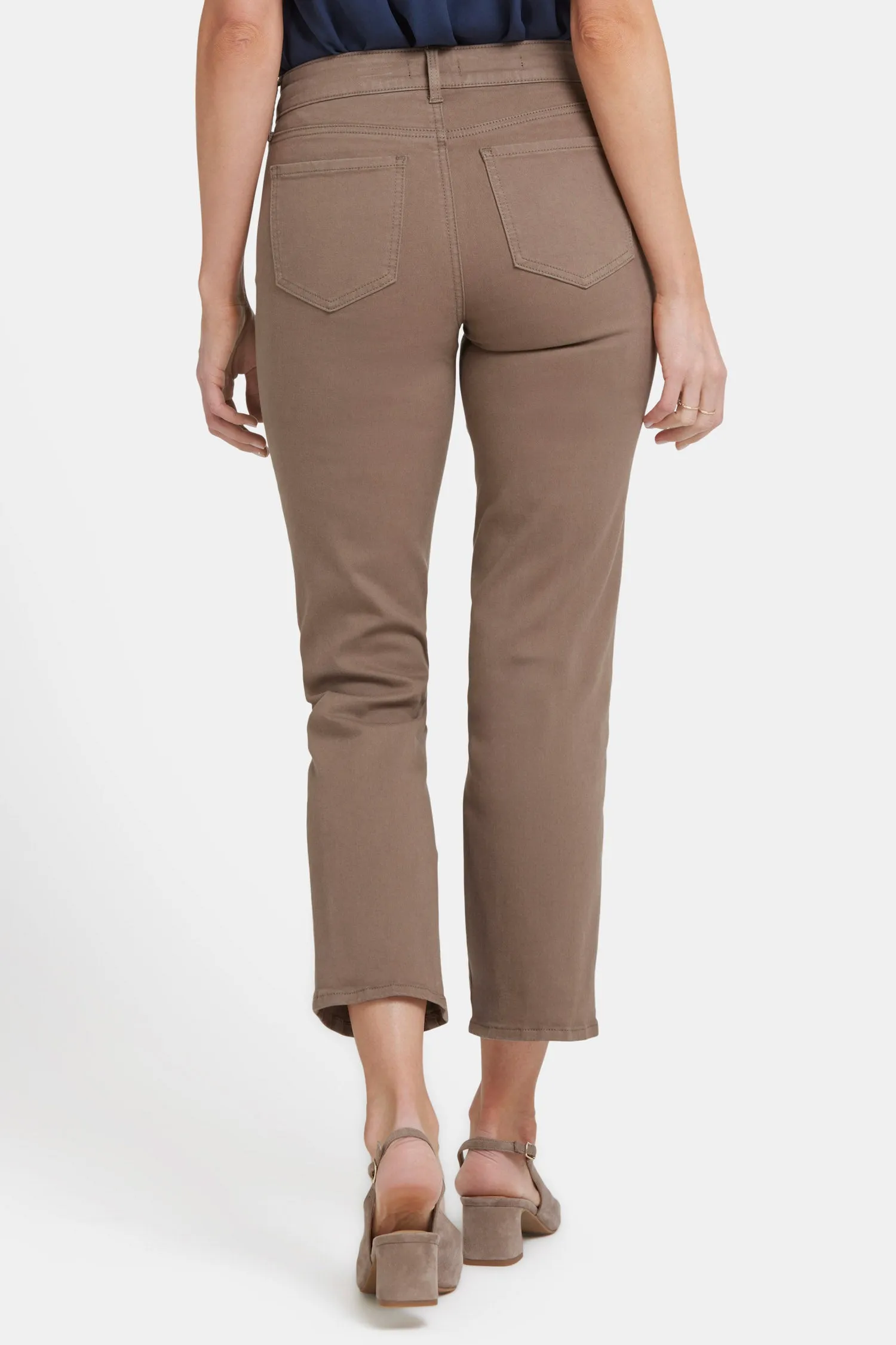 Marilyn Straight Ankle Jeans - Incense