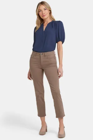 Marilyn Straight Ankle Jeans - Incense