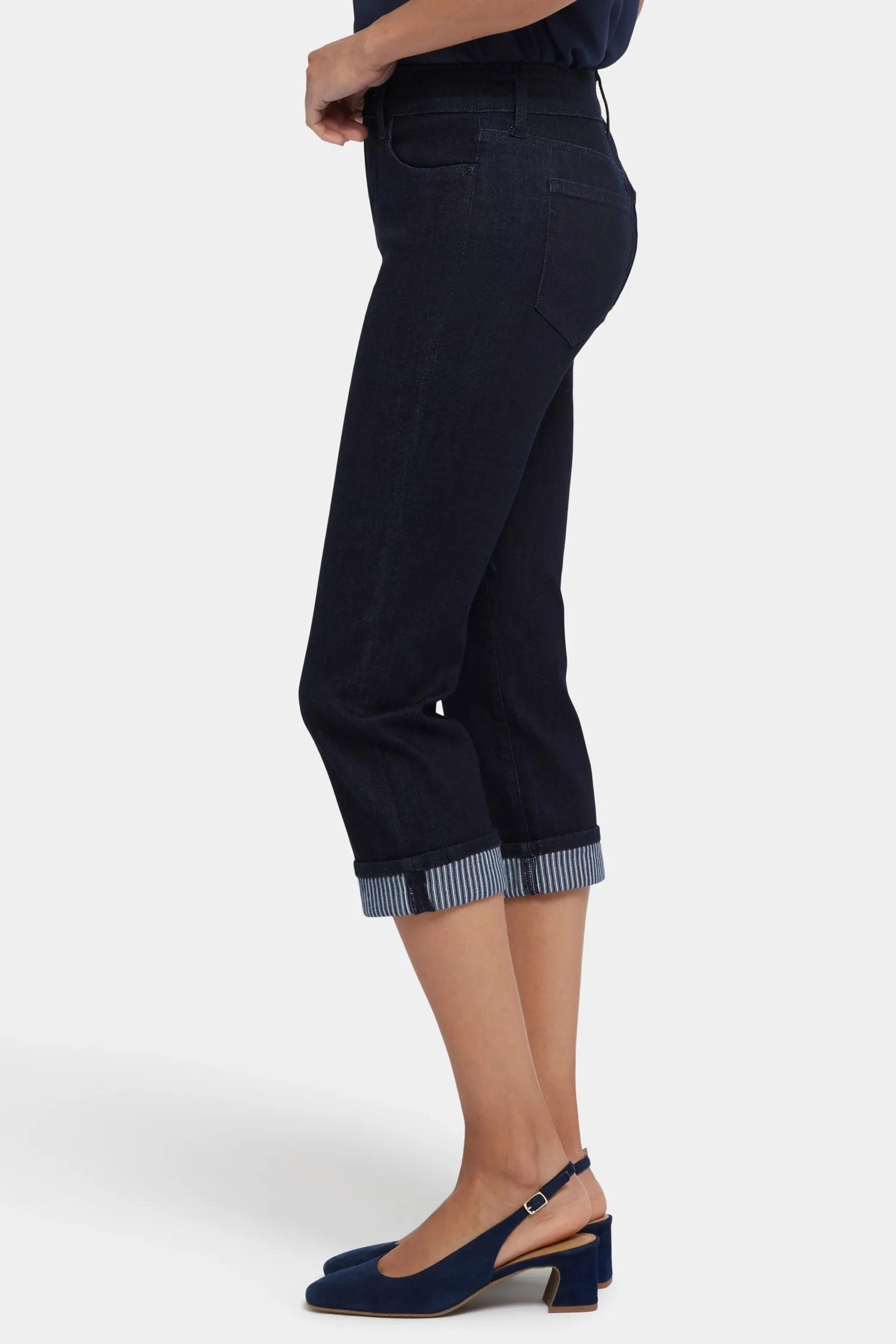 Marilyn Straight Crop Jeans - Rinse