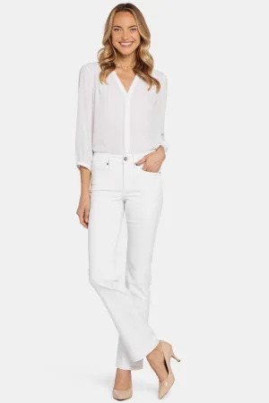 Marilyn Straight Jeans - Optic White