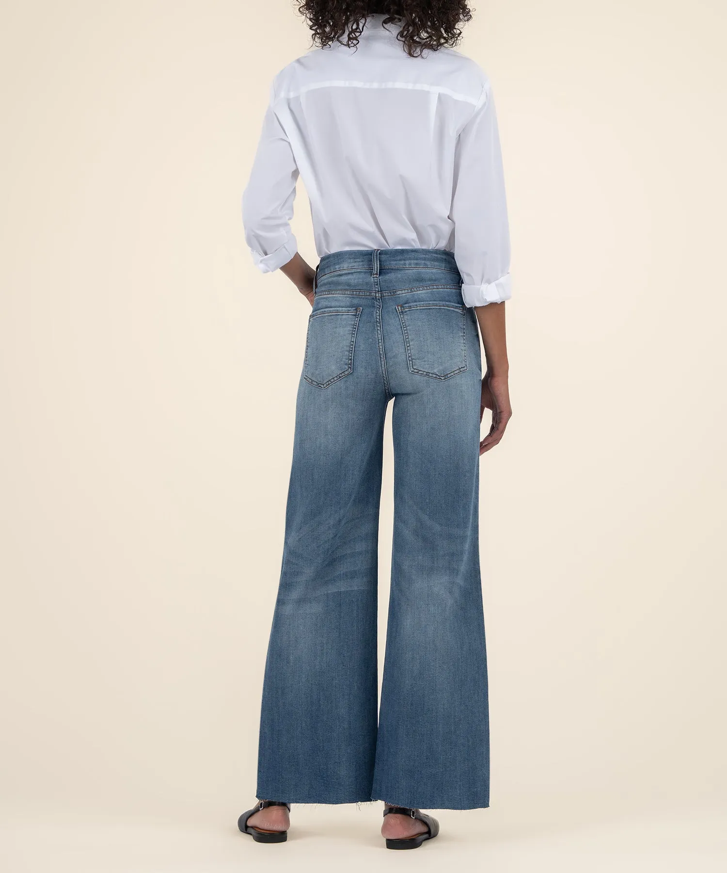 Meg High Rise Wide Leg, Petite