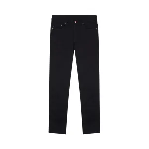 Men's straight fitted jeans Black