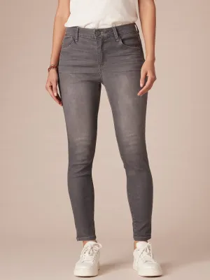Modern "Ab"solution® High Rise Ankle Length Grey Skinny Jeans